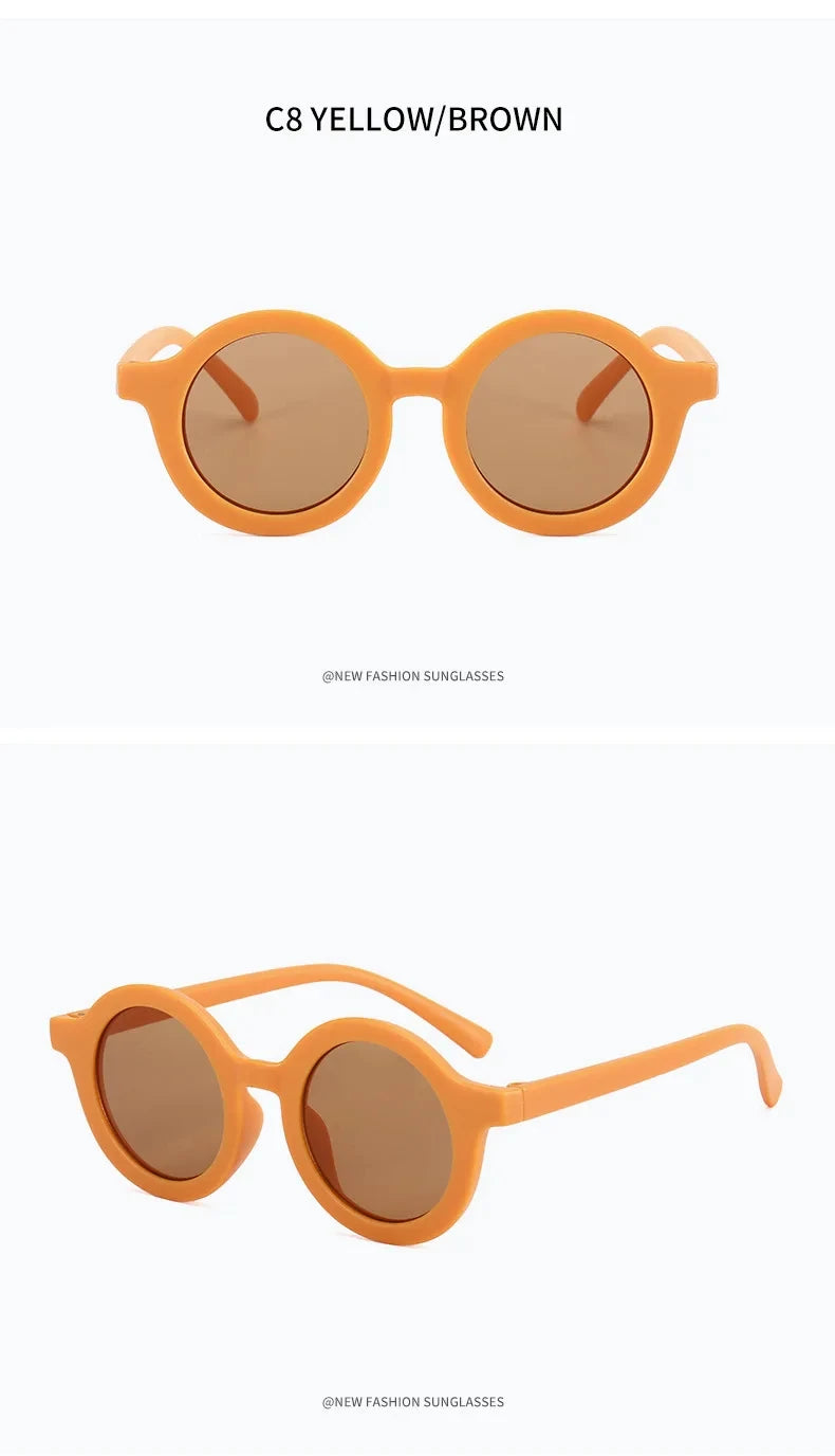 2024 new children's sunglasses yuanchaotong UV400 plastic glasses sunglasses