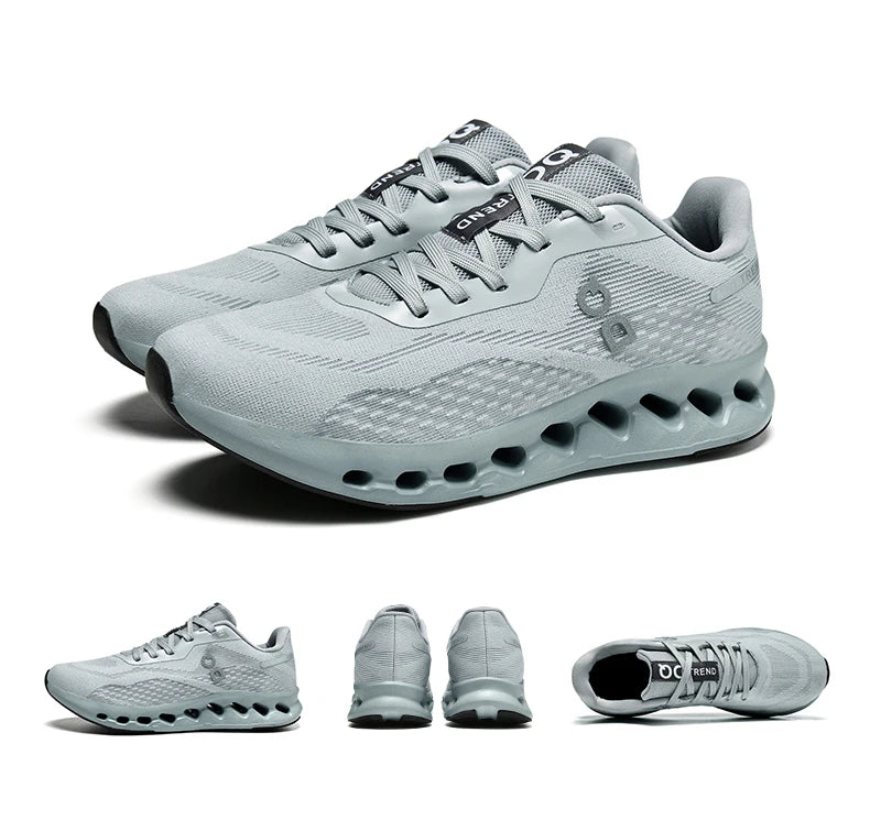 Men's Lightweight Running Shoes Anti-Slip Cushioning Breathable Mesh Sneakers for Jogging Gym Training Fitness Sport Walking