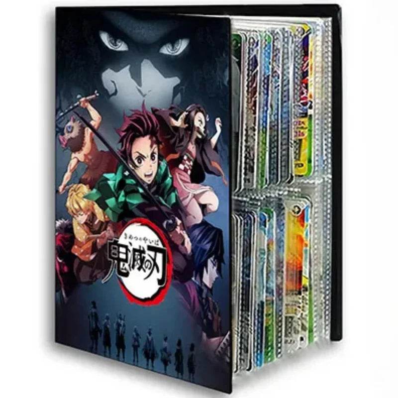 Demon Slayer Kamado Tanjirou 240pcs Card Album Book Game Card Holder Binder VMAX Game Card Collection Kids Toys Gift - AIAZ