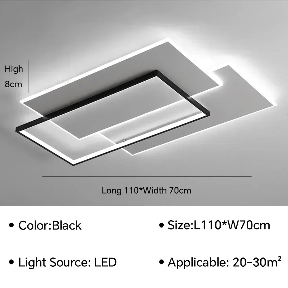 Modern LED Ceiling Lamps Simplicity for Living Room Decor Bedroom Lights Nordic Kitchen Home Decor Indoor Lighting Fixture