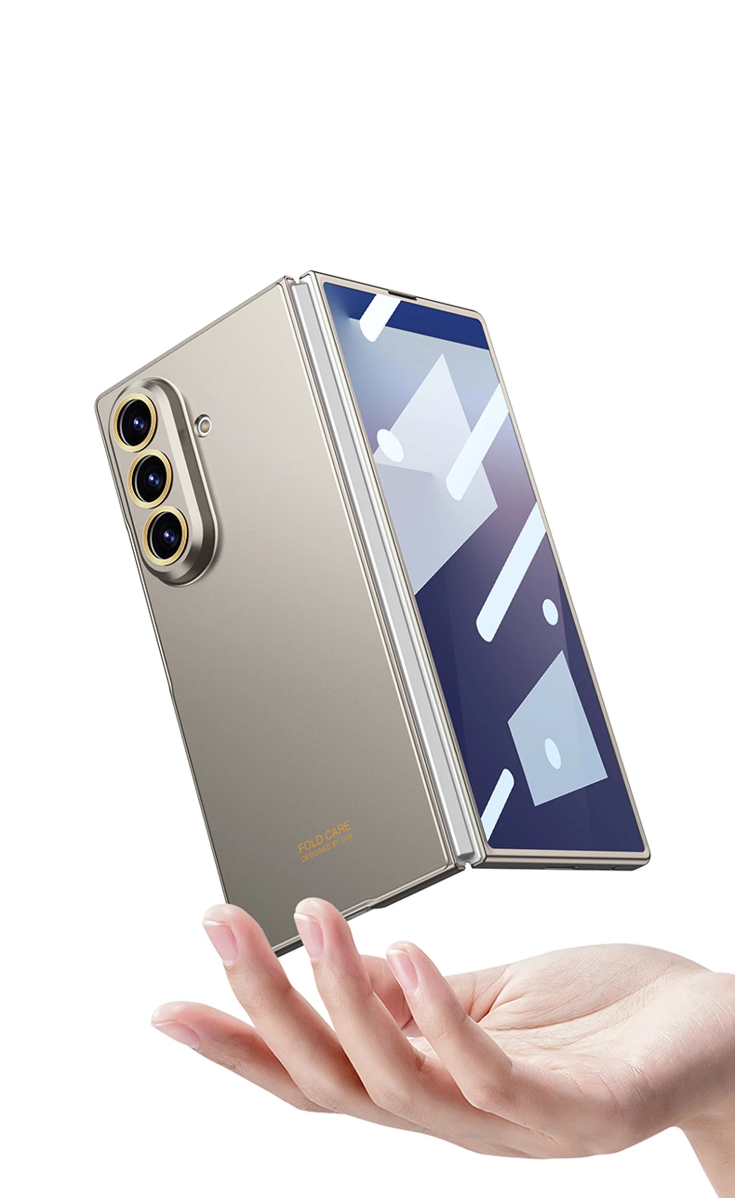 Luxury Fashionable Ultra-thin Phone Case For Samsung Galaxy Z Fold 7 5G With Screen Glass Protect Film Matte Protector Cover