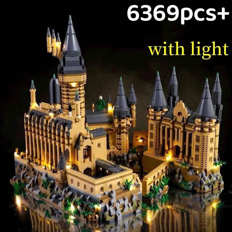 Micro Bricks City Creative Medieval Magic Castle Series School Architecture Palace Model Building Blocks Gifts Kid Assembly Toys - AIAZ
