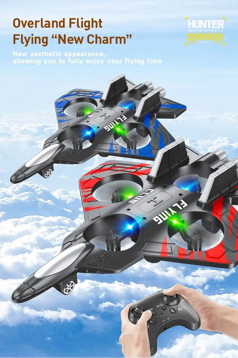 RC Aircraft EPP Foam Stunt Glider Electric Fighter Remote Control Airplane Fall Resistant Plane Toys for Boys Kids CZ01 CZ63 - AIAZ