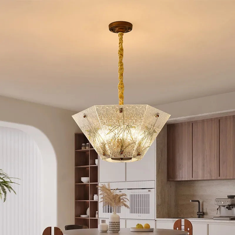 TEMOU Contemporary Restaurant Pendant Lamp French Retro Bedroom Study Villa Hotel Rooms Bar Counter Cafe Aisle Light