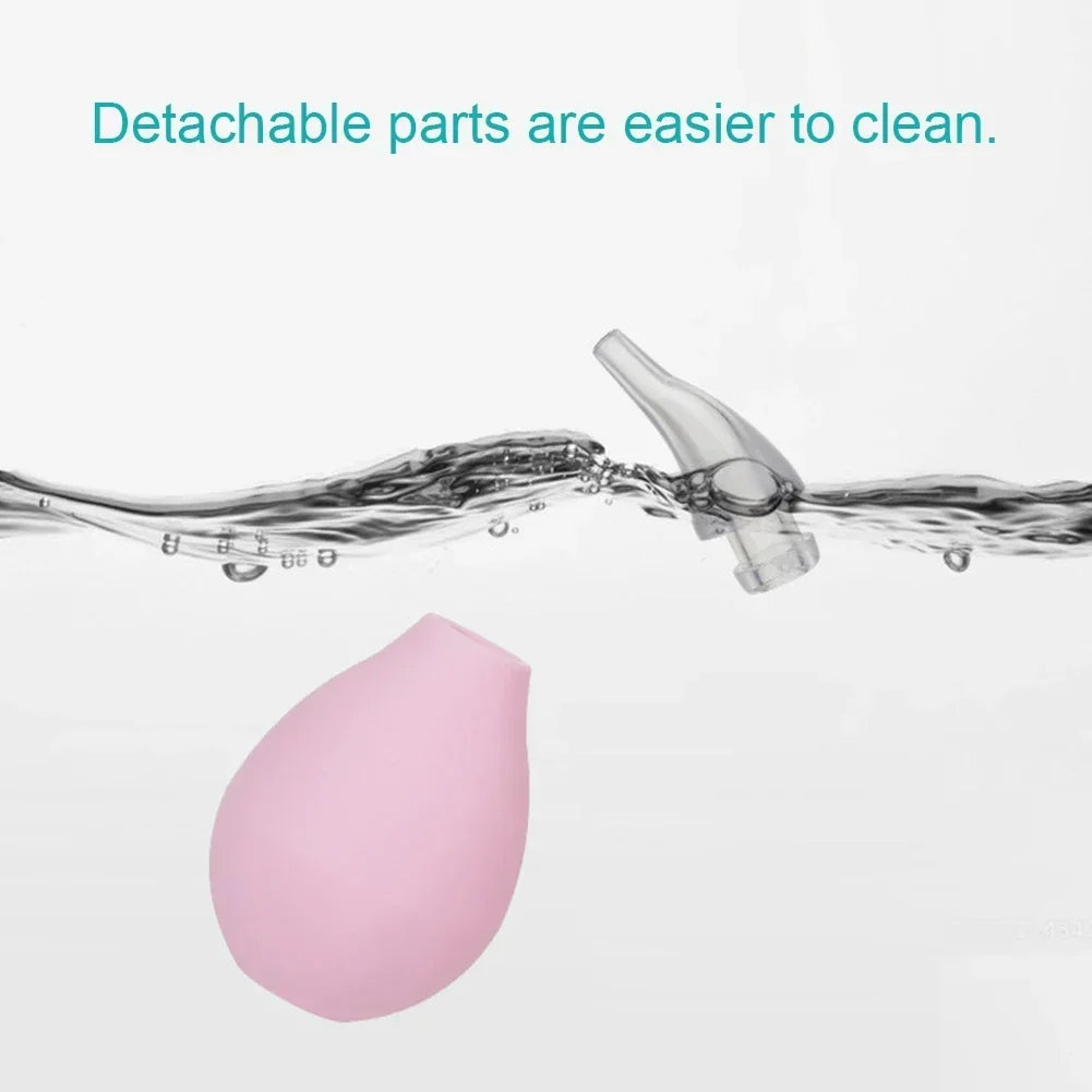 Newborn Baby Nasal Aspirator Suction Soft Tip Mucus Vacuum Runny Nose Cleaner Cleaning for Boys Girls Kids