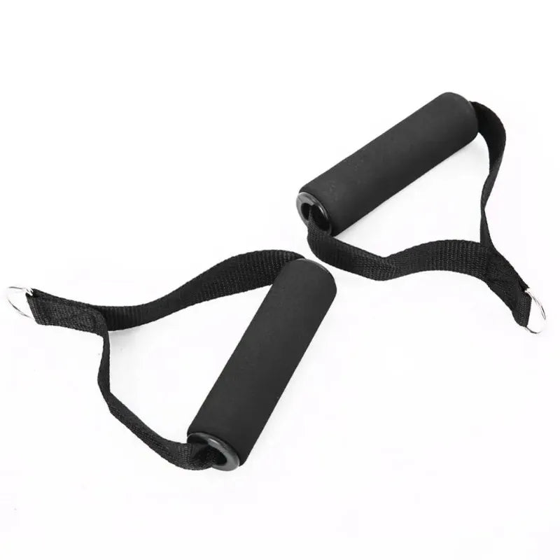 2PC Resistance Bands Sport Strength Training Body Building Equipment Fitness Gym Accessories Elastic Band Handle Expand