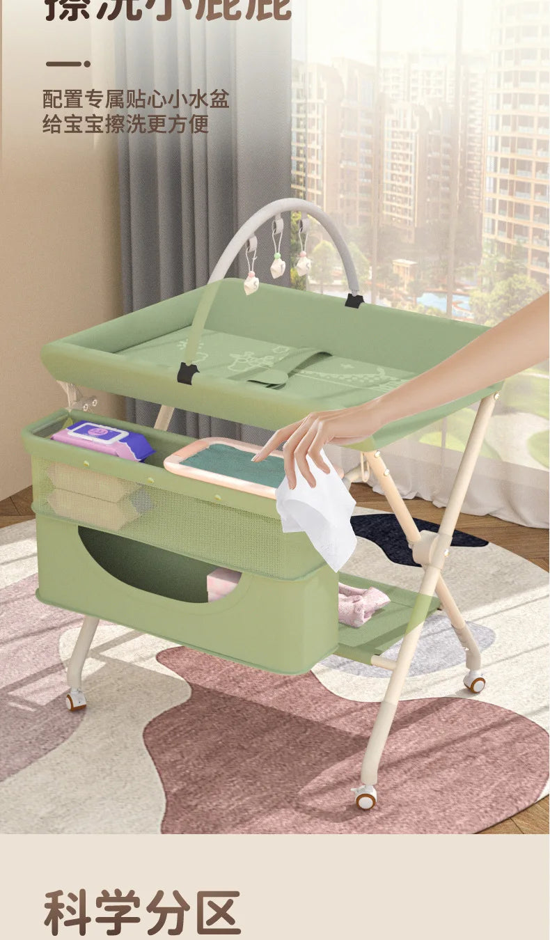 Baby Care Table Portable Multi-functional Baby Changing Table Children's Massage Foldable Bath Table