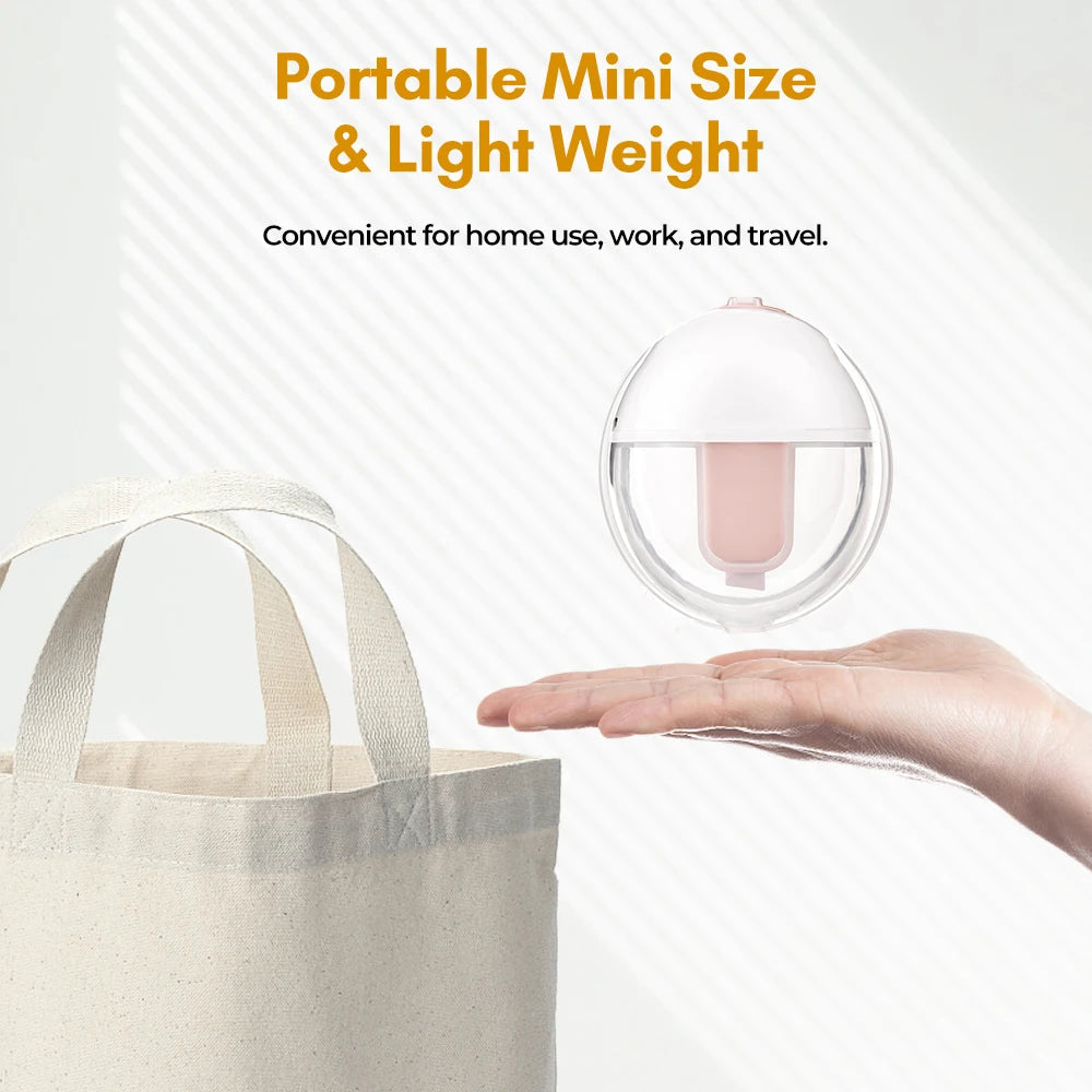Wearable Breast Pump Hands Free Electric Portable Wearable Breast Pumps BPA-free Breastfeeding Milk Collector