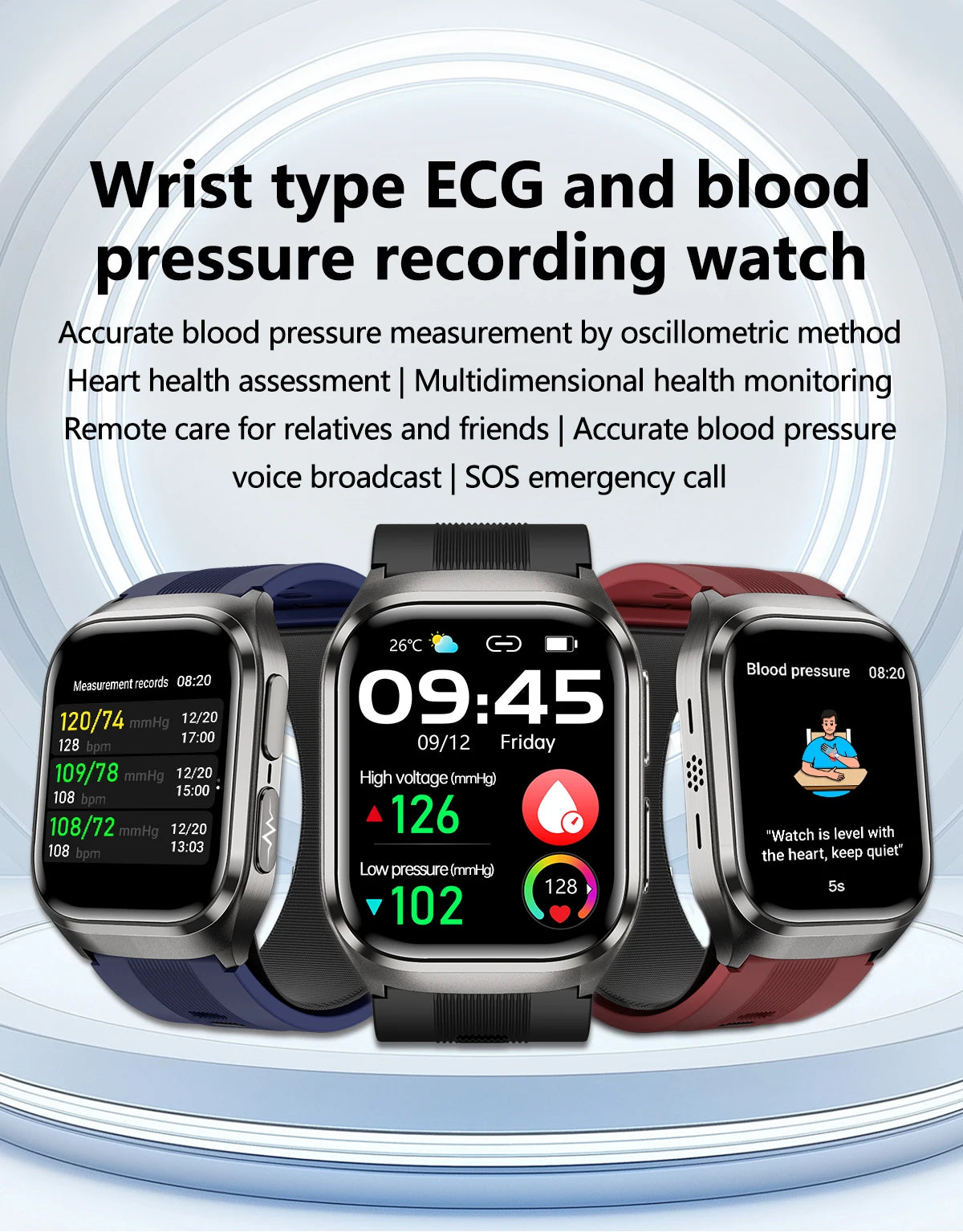 2025 New For HUAWEI Air Bag Smart Watch Men Blood Fat ECG+PPG Blood Pressure Broadcast NFC HD BT Call Health Smart Watch Woman