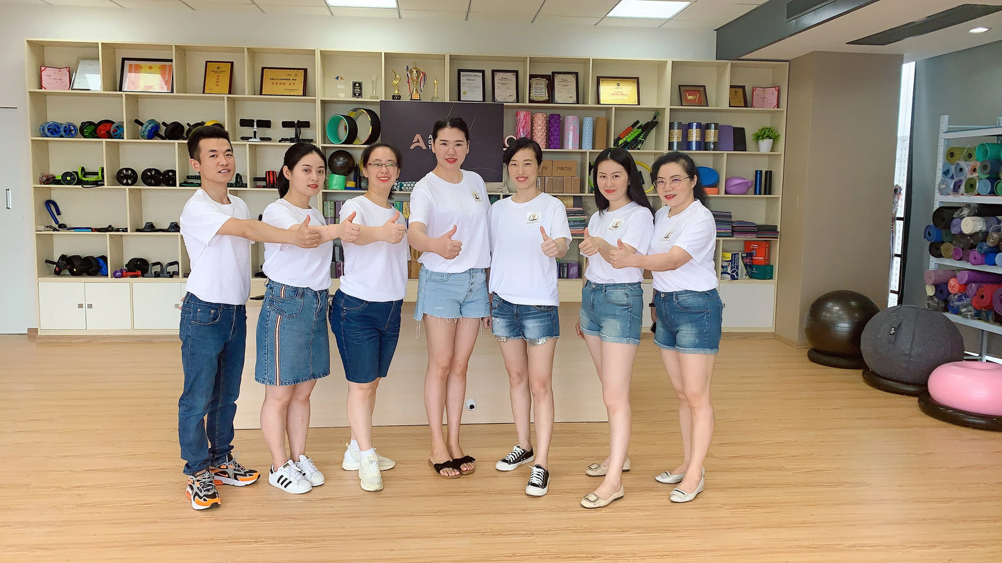 Hot Sell Fitness Gym Eco Cork Roller Yoga Wheel Set of 3 for Back Pain Relief