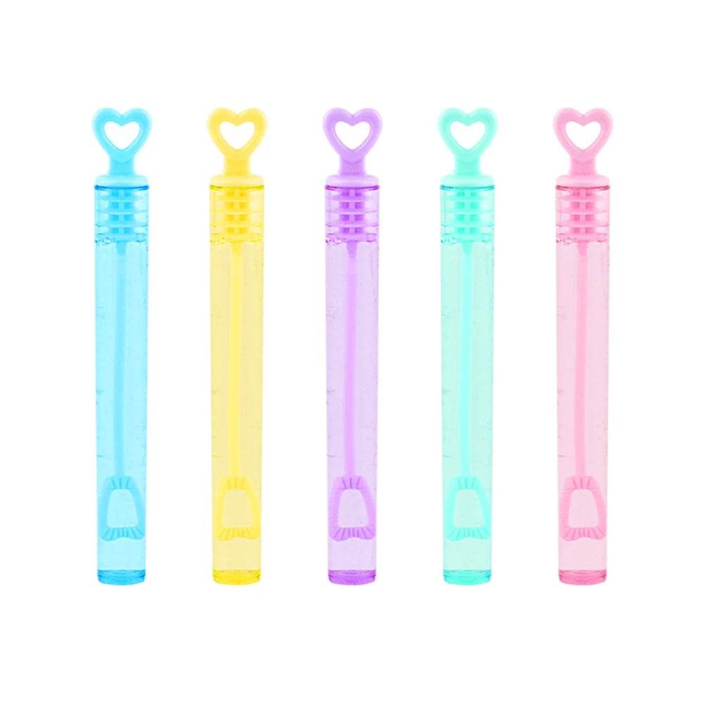 10Pcs Mini Bubble Tube White Pink Soap Bottle Toys Wedding Gifts for Guests Kids Birthday Party Favors Baby Shower Decoration - AIAZ