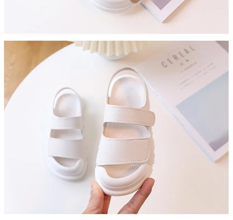 Kids Sandals Children Summer Beach Shoes for Boys Girls Toddlers Little Boy Sandals Fashion 2023 New Toes-covered Anti-kick Soft