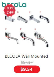 Bathroom Faucet Basin Mixer Black/Chrome Tap Single Handle Hot and Cold Water Brass Taps Becola Newest BR-2018A117