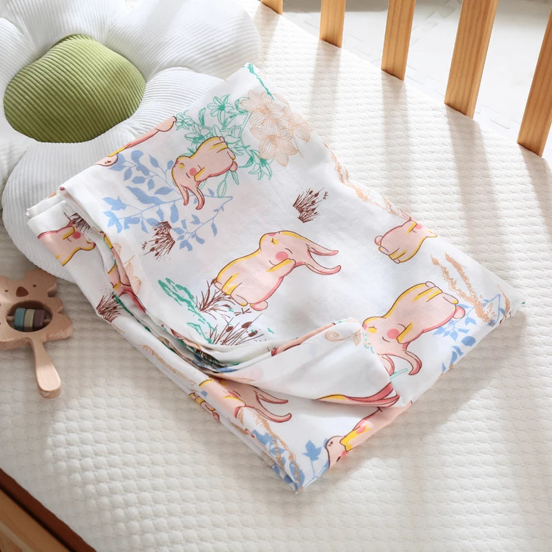 Newborn Delivery Room Bag, Soft and Skin-Friendly Baby Swaddle Wrap, Baby Bath Towel, Baby Blanket, Available in All Seasons
