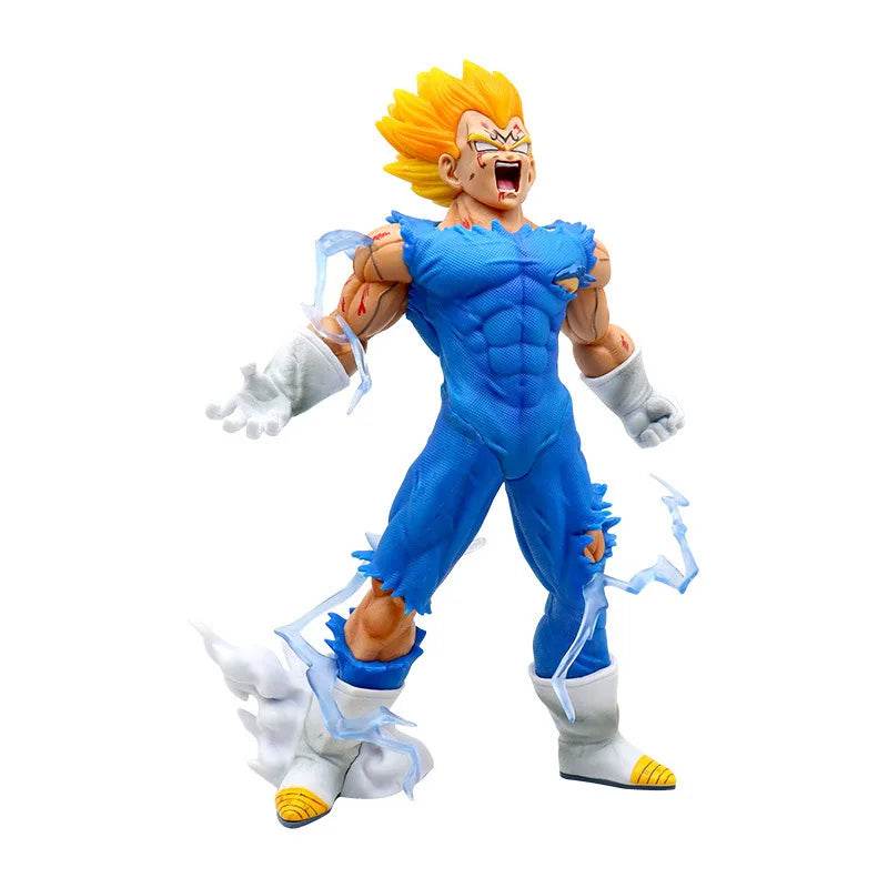 27cm Dragon Ball Self Destructing Vegeta Demonized Vegeta Action Figurin Model Pvc Statue Doll Statue Model Collection Toys Gift - AIAZ
