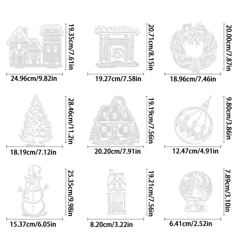 Christmas Wall Stickers Xmas Tree Winter Snowman Snowflake Window Glass Static Electricity Stickers Merry Christmas Decors