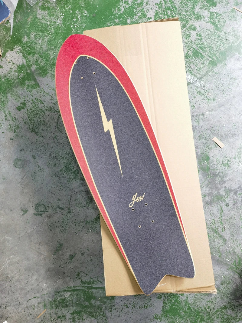 YOW land surf skateboard longboards whole kits good quality spring system branded with trucks wheels bearings and tool