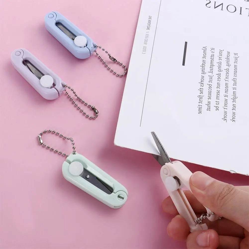 School Supplies Cutting Tools Office Supplies Art Tool Stationery Folding Scissors Scissors Adjustable Stainless Steel Scissors - AIAZ