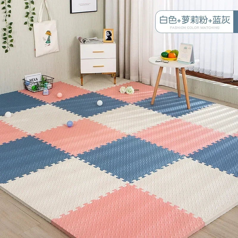 30x30x1cm Baby Play Mats Plain Color Puzzle Mats EVA Foam Mat Kids Jigsaw Mats For Bedroom Protective Floor Tiles Mat Baby Games