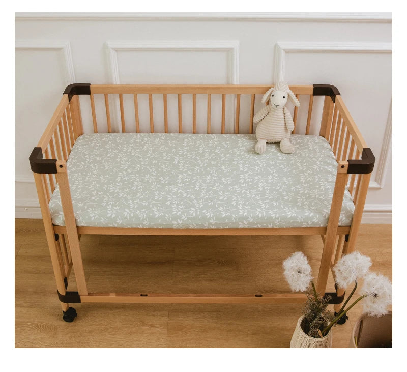 Baby Bedding Sets Crib Sheets 140*70Cm Infant Mattress Protector Baby Sheet Fitted 100% Cotton Soft Winter Warm Cot Cover