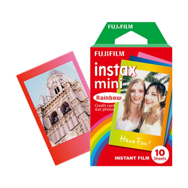 Fujifilm Instax Mini Film White 10 20 40 60 80 100 Sheets For FUJI Instant Photo Camera Mini 12/11 Mini 9 8 7 70 90 Film Camera