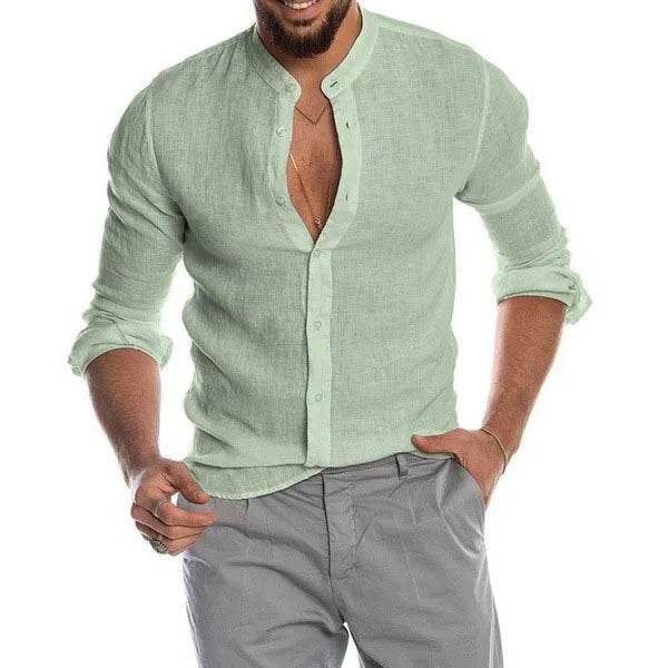 Man Shirts Summer Shirts Men Shirt for Man for Men Clothes Men's Clothes Party Shirts Long Sleeve Shirt - AIAZ