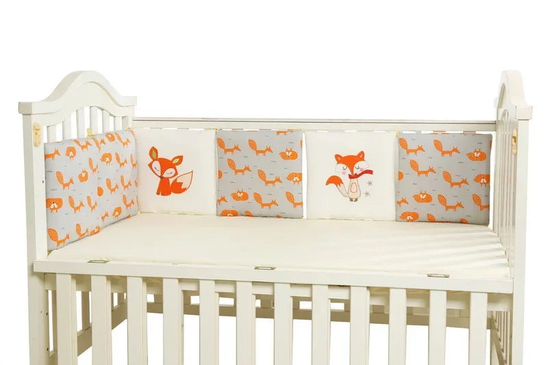 Baby Bed Protector Crib Bumper Pads 6Pcs/Set Baby Bed Bumper Kids Safety Bed Around Cotton Blend Crib Anti-collision Anti-fall