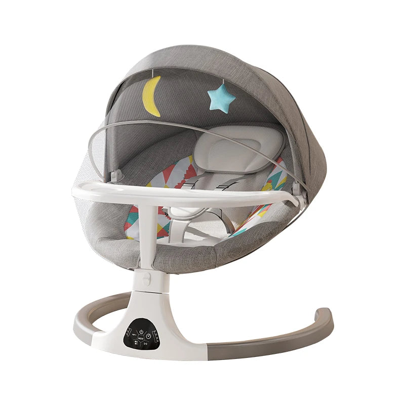 Baby Electric Rocking Chair Baby Electric Sleeping Basket Cooting Smart Rocking Chair for Children Electric Baby Swing
