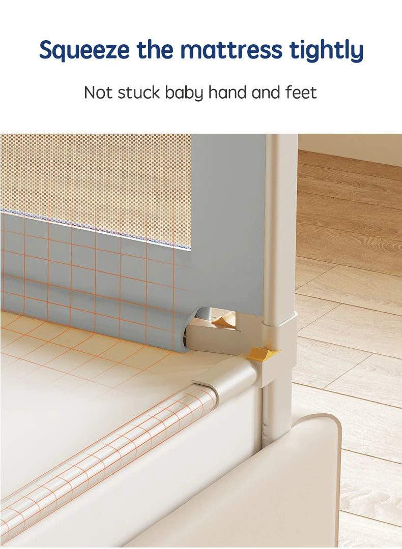 PANGDUBE 1pc Baby Bed Guardrail Bed Rail Guard for Kid Fence for Bed Protective Barrier for Bed Safety Railing for Children Bed