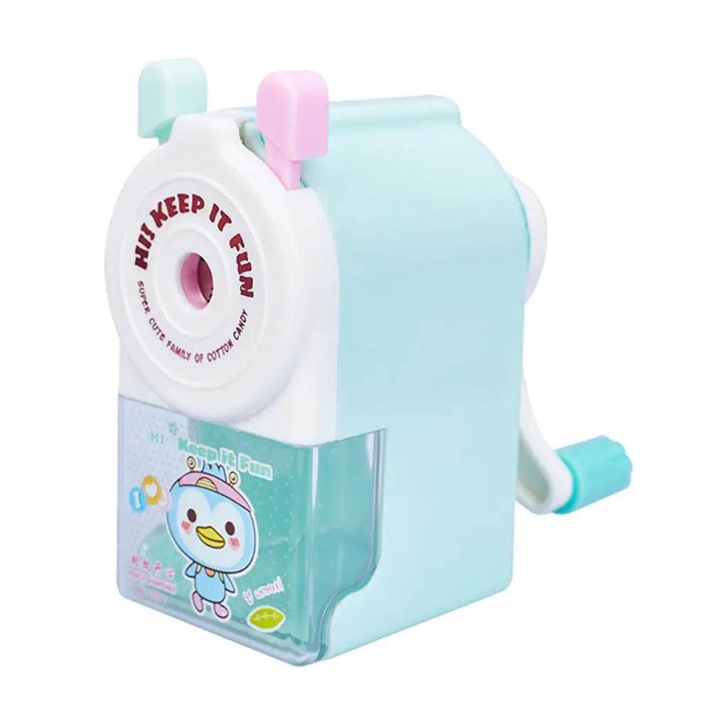 School Supplies Cartoon Animal Gift Pencil Sharpener Anti Sticking Lead Automatically Enters Lead Hand-cranked Mechanical Tool - AIAZ