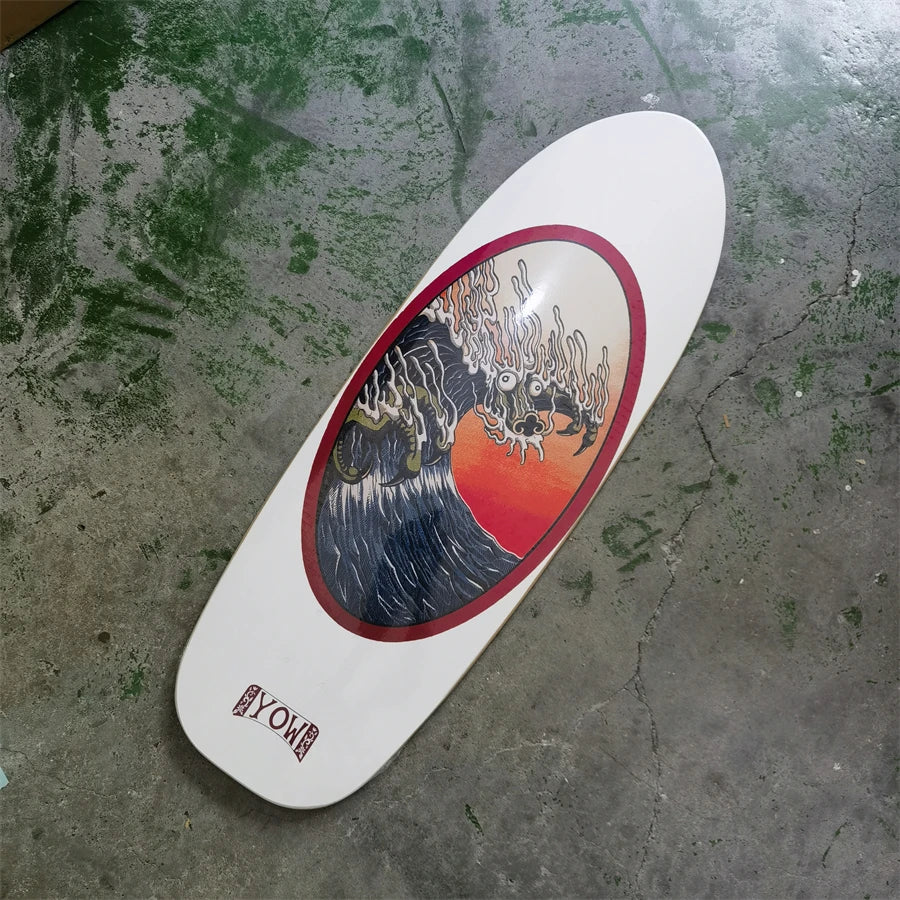 YOW land surf skateboard longboards whole kits good quality spring system branded with trucks wheels bearings and tool