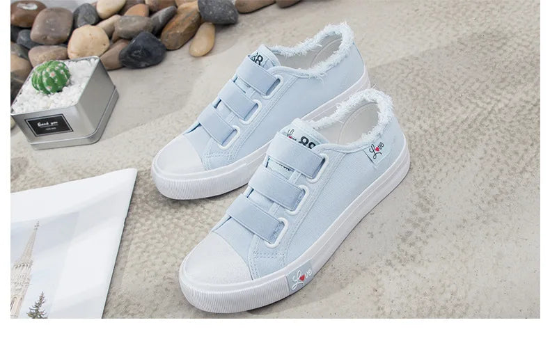 Casual Autumn New Women Sneakers Breathable Canvas Women's Vulcanized Shoes Fashion Spring Footwear 2023