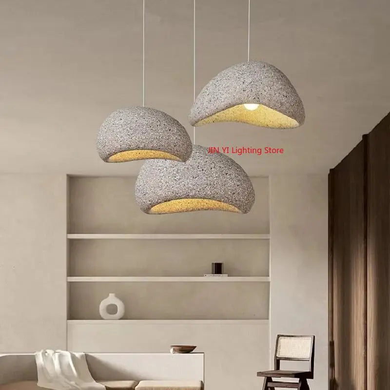 Hot Sales Wabi Sabi Style Chandelier for Homestay Hotelempty Villa Living Room Restaurant Lighting Fixtures G80 Bulb