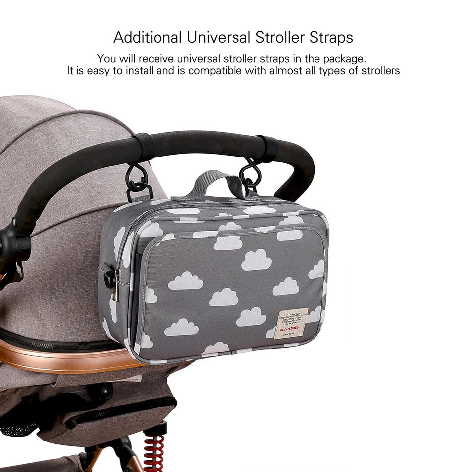 Women Multi-functional Messenger Bags Outdoor Waterproof Stroller Hanging Bag Baby Diaper Bags Adult Casual Cartoon Shoulder Bag