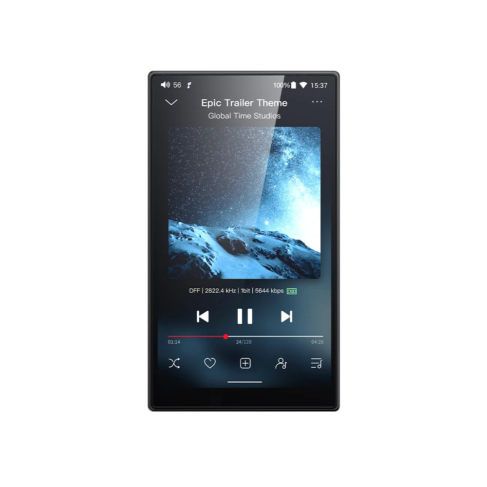FiiO JM21 Android 13 Hi-Res Music Player MP3 with Snapdragon 680, Bluetooth WiFi USB DAC 12.5H Playtime