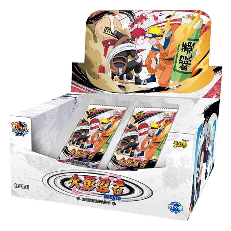 KAYOU Genuine Naruto Cards Box Anime Figure Card Booster Pack Sasuke Collection Flash Card Toy Birthday Christmas Gift for Kids - AIAZ