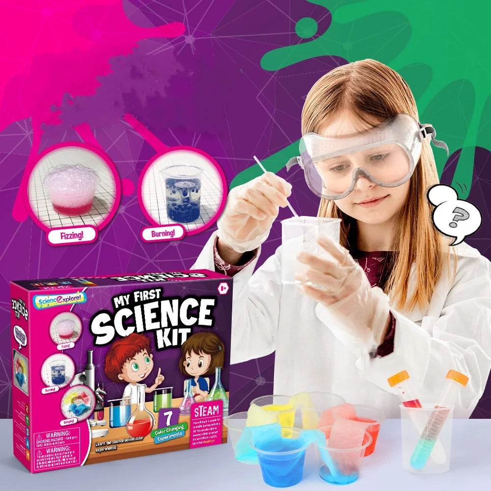 9 SET Science Experiment Kit Magic Science TOY Handmade DIY Soap Puzzle STEM TOYS for Kids Funny Science experiment Explore Gift - AIAZ
