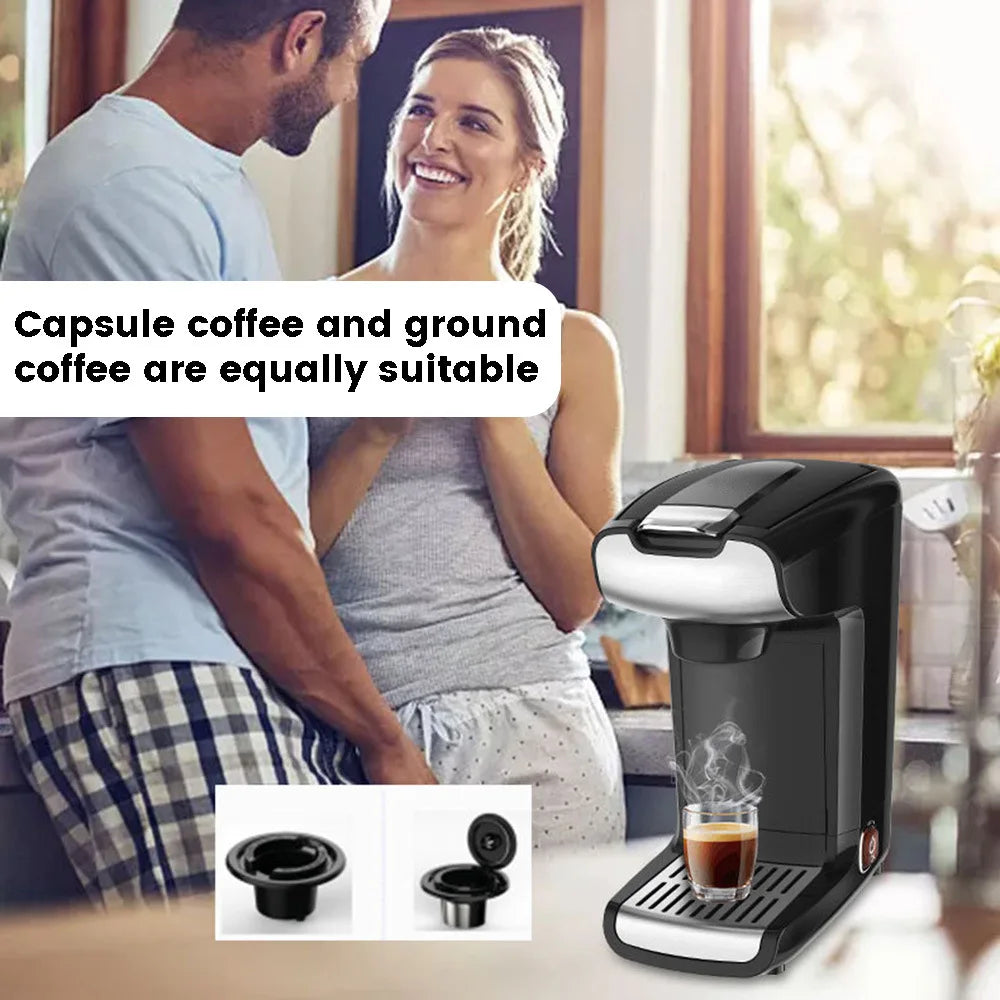 220-240V Household Single Cup 300ML Capsule Coffee Machine Electric Small Capsule Coffee Machine Espresso Drip Coffee