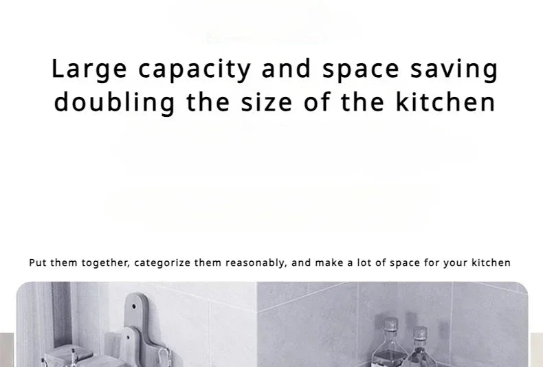 Household Multi-layer Width and Height Adjustable Storage Rack Kitchen Rust Proof Thickened Stable High Load-bearing Reset Rack