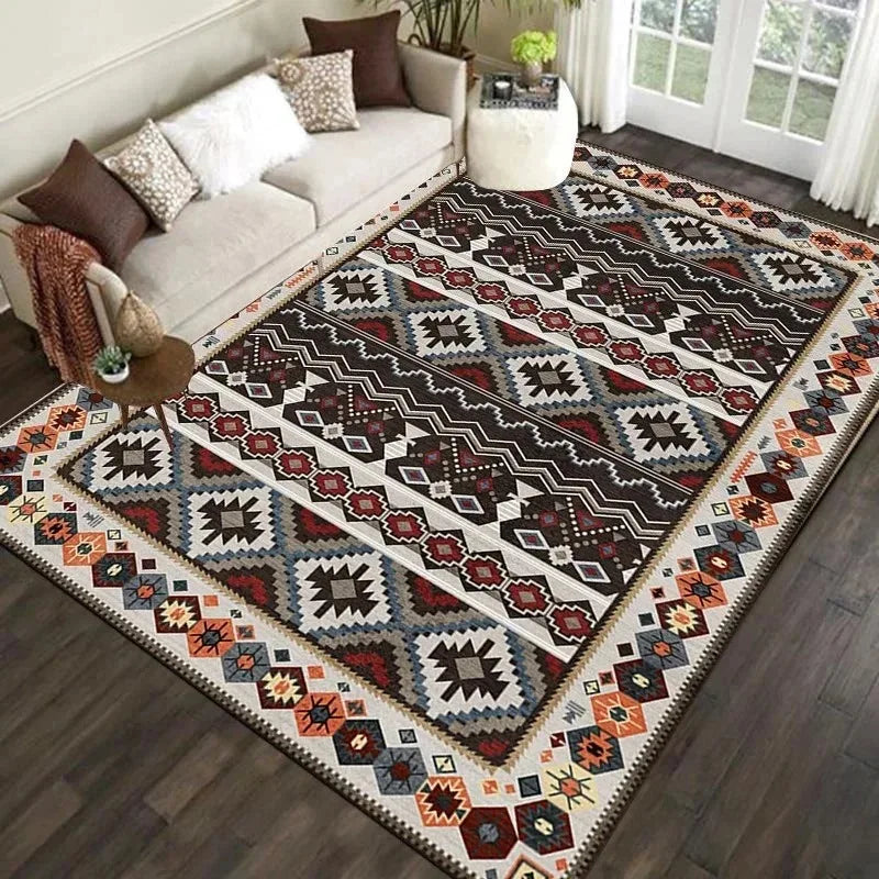 Nordic Moroccan Carpet Bedroom Living Room Dirt Resistant Carpet Bohemian National Style Home Decor Washroom Floor Mat