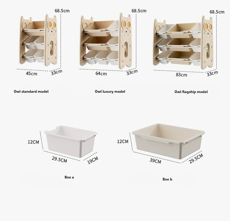 Children's Toy Storage Rack, Floor Standing Multi-layer Storage Rack, Easy Classification and Organization Storage Rack