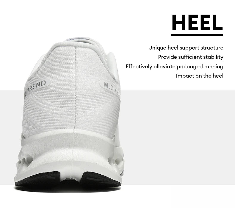 Men's Lightweight Running Shoes Anti-Slip Cushioning Breathable Mesh Sneakers for Jogging Gym Training Fitness Sport Walking