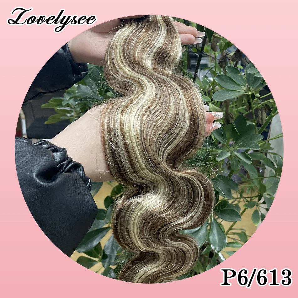 Body Wave Clip In Human Hair Extensions Brazilian 100% Remy Human Hair 10Pcs Clip In Hair Extensions For Women Full Head Clips