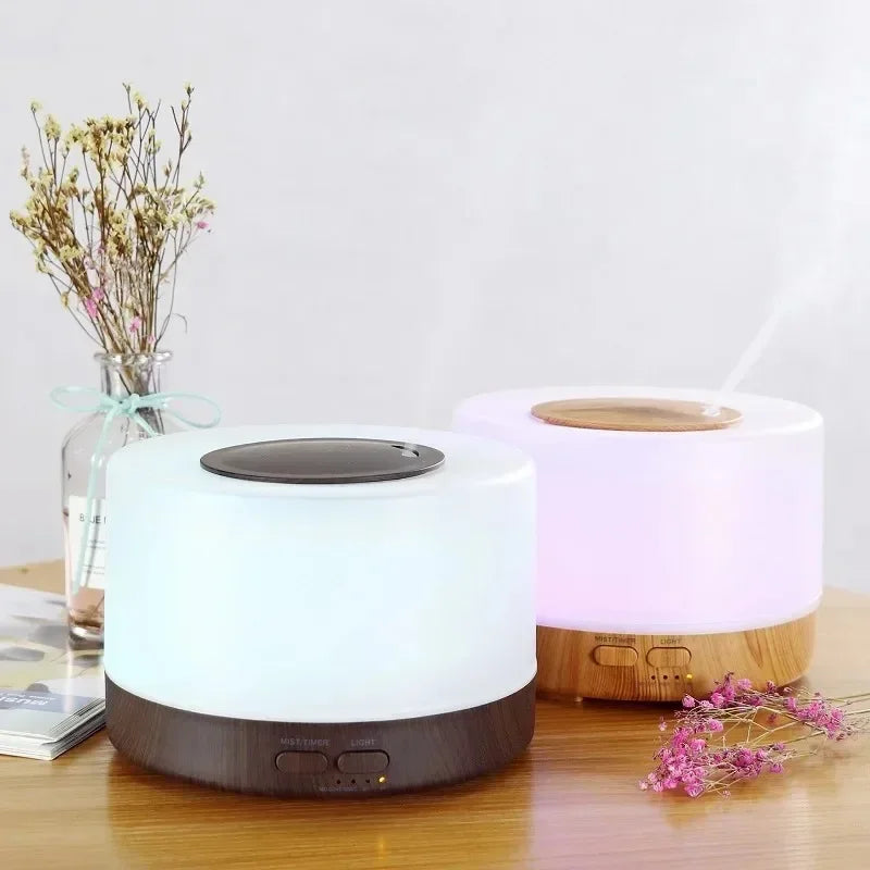 Tuya Smart Humidifier with Colorgul LED Light WiFi Aroma Diffuser Timer Wireless Control Work with Alexa Google Home Compatible