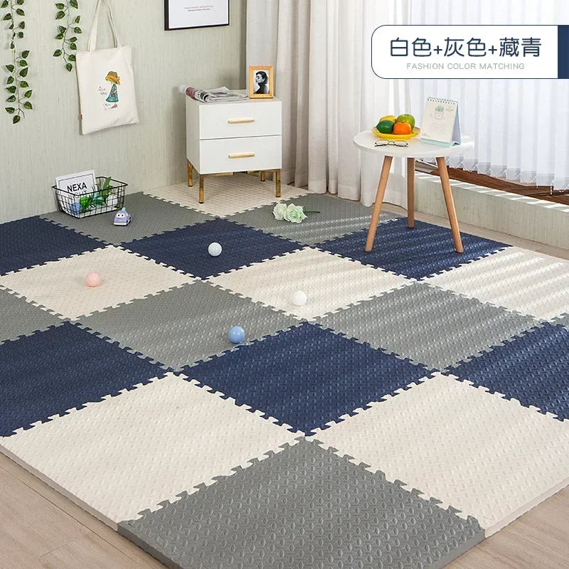 30x30x1cm Baby Play Mats Plain Color Puzzle Mats EVA Foam Mat Kids Jigsaw Mats For Bedroom Protective Floor Tiles Mat Baby Games