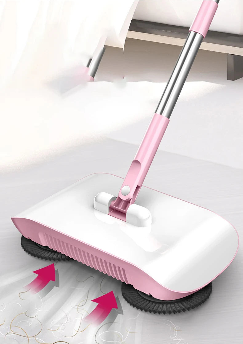 Manufacturer Hand Push Sweeping Robot Household Broom Dustpan Set Household Cleaning All-In-One Machine Lazy