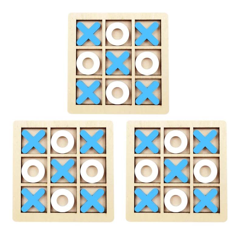Montessori Play Game Wooden Toy Mini Chess Interaction Puzzle Training Brain Learing Early Educational Toys For Children Kids - AIAZ