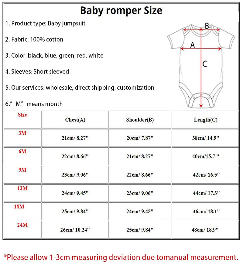 "Come One Daddy You Can Do This" Letter Pattern Newborn Bodysuits Autumn New Short Sleeve Baby Boy Girl Romper Infant Jumpsuits