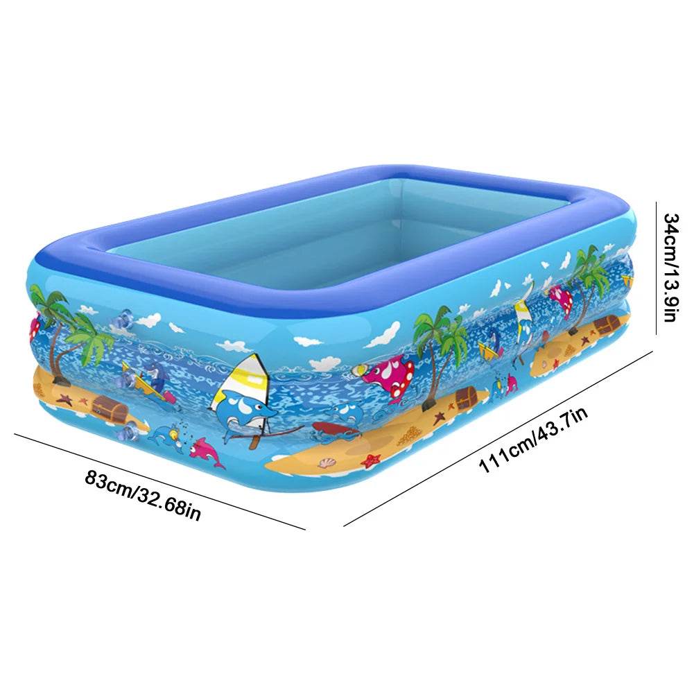 Inflatable Swimming Pool Baby Swimming Pools Removable Indoor Outdoor Swimming Pools Children Summer Pool Toys for Pool Party - AIAZ