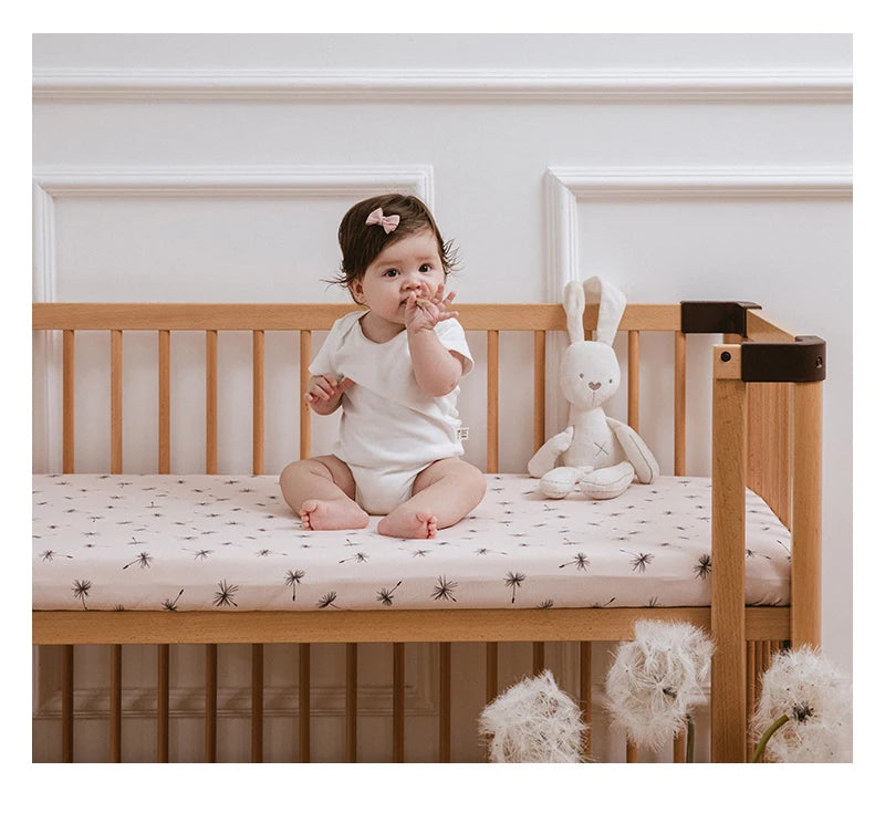 Baby Bedding Sets Crib Sheets 140*70Cm Infant Mattress Protector Baby Sheet Fitted 100% Cotton Soft Winter Warm Cot Cover